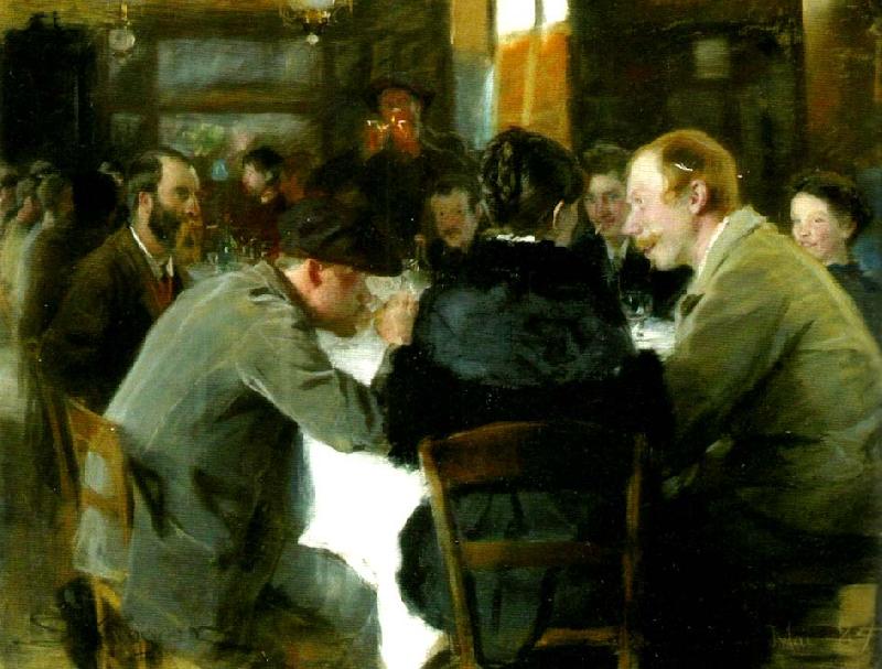 Peter Severin Kroyer le dejeuner des artistes a, grez